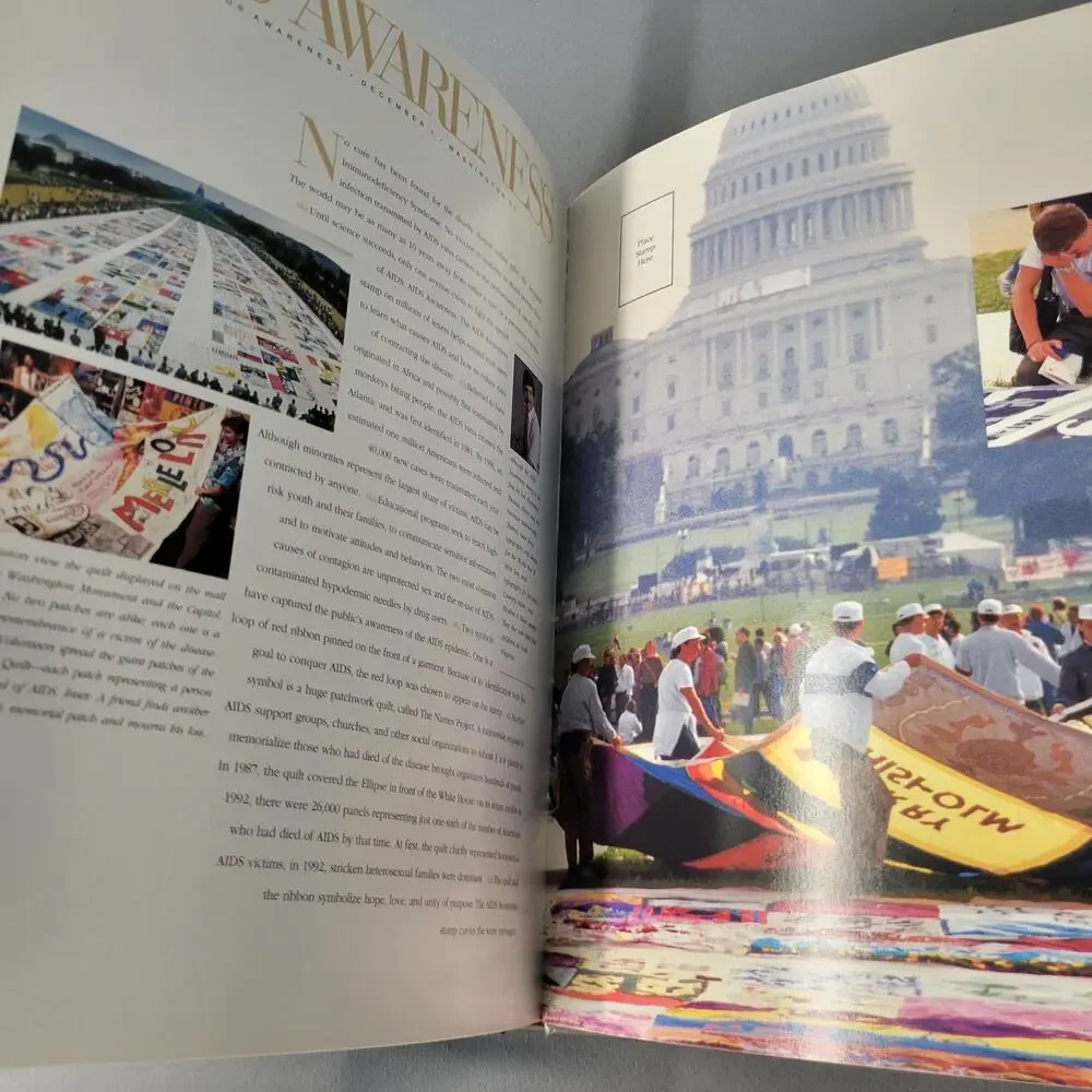 Vintage‎ 1993 USPS Commemorative Stamp Book Collection Hardcover Elvis Presley